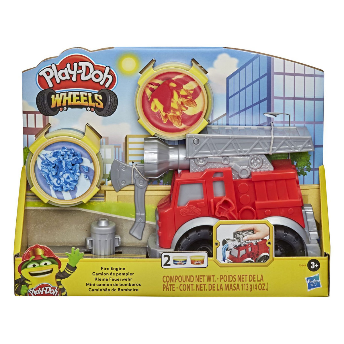 HASBRO Play-Doh Wheels - Mon premier camion de pompier Play-Doh 