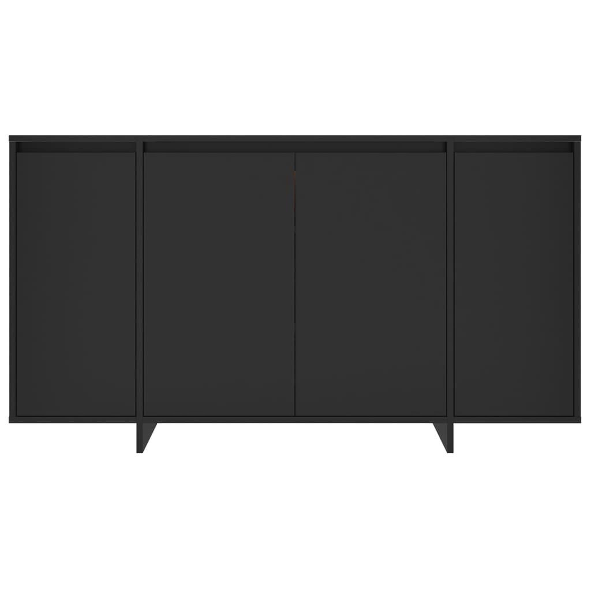 Voir la diapositive 5 : VIDAXL Buffet noir 135x41x75 cm bois d'ingenierie