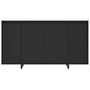 Voir la diapositive 5 : VIDAXL Buffet noir 135x41x75 cm bois d'ingenierie