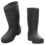 Voir la diapositive 2 : VIDAXL Bottes de pluie noir taille 38 PVC