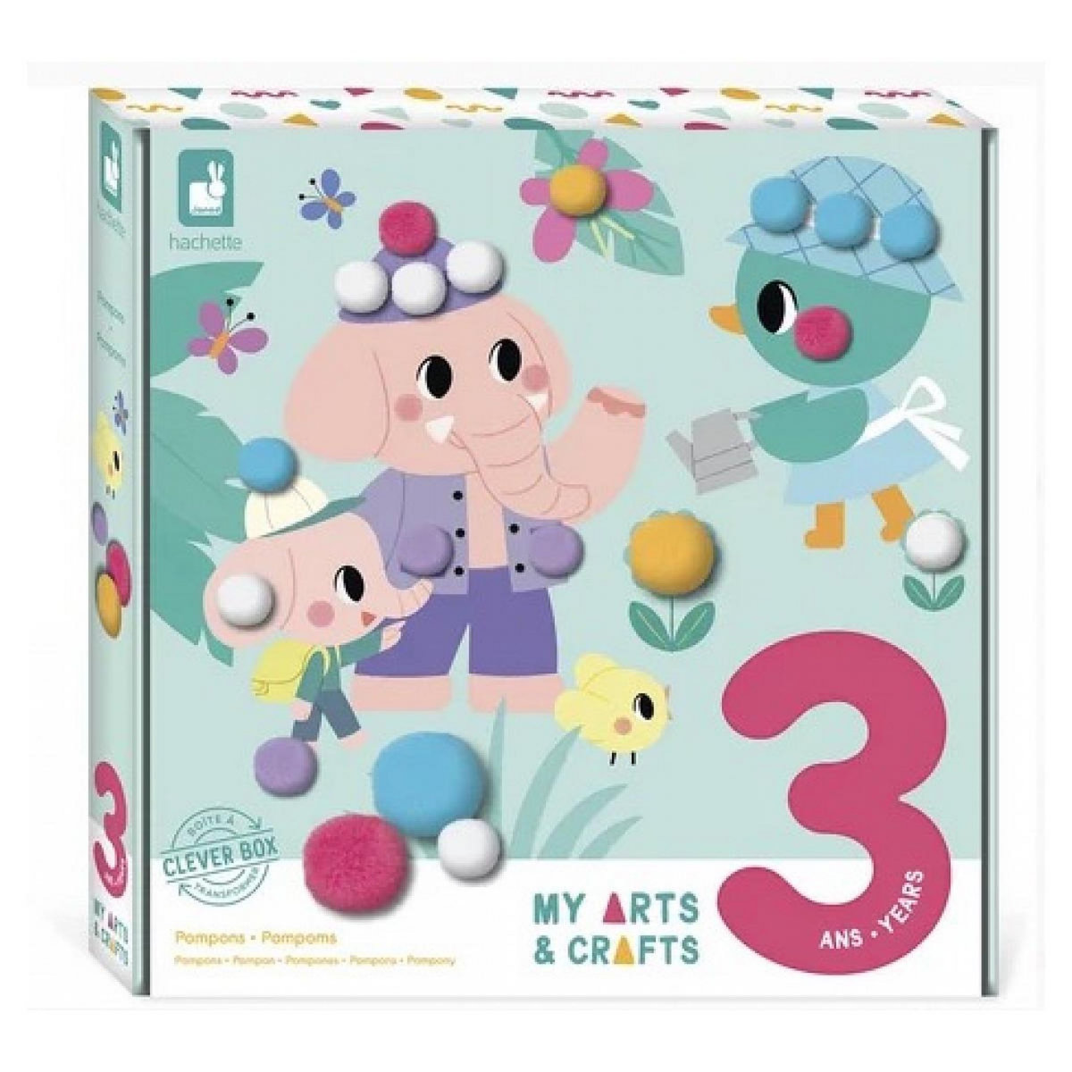 Juratoys-Janod Pompons 3 ans -  activite creative