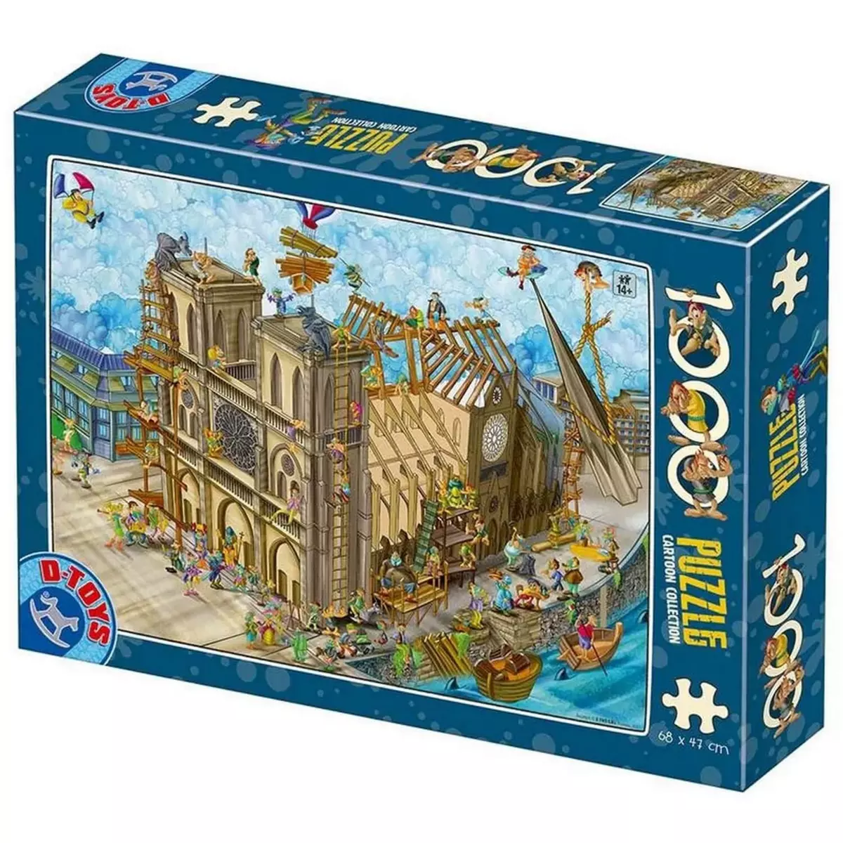 DToys Puzzle 1000 pièces - Cartoon Notre Dame