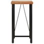 Voir la diapositive 2 : VIDAXL Table de bar 55x55x107 cm bois massif d'acacia et fer