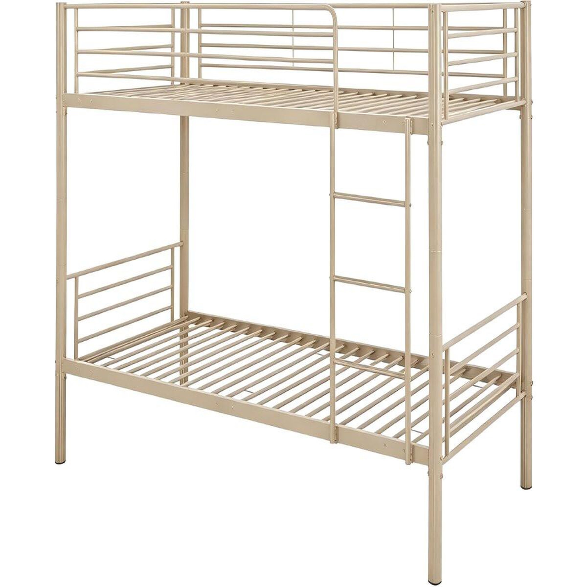 Habitat et Jardin Lit superposé en métal  adam  - 90 x 190 cm - taupe