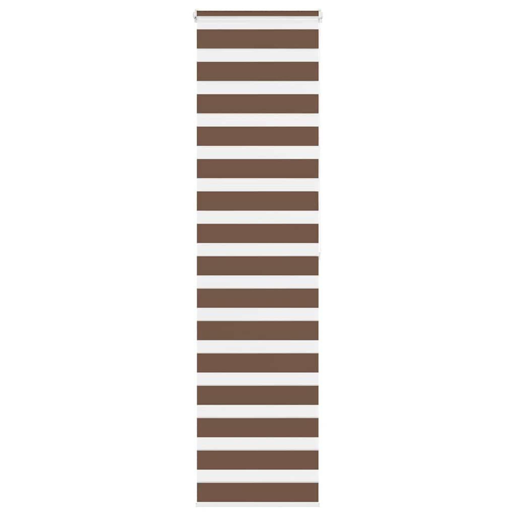 VIDAXL Store zebre marron 65x200 cm largeur du tissu 60,9 cm polyester