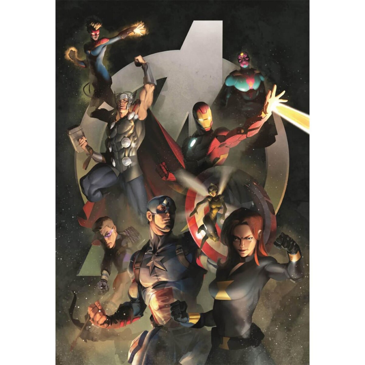 CLEMENTONI Puzzle 1000 pièces : Disney 100 ans : The Avengers