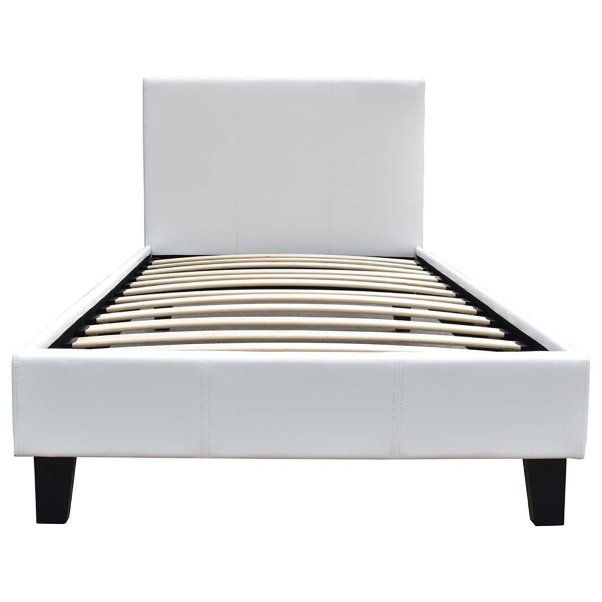 Habitat et Jardin Lit  Lina  - 90 x 190 cm - Blanc