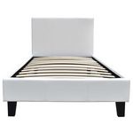 Habitat et Jardin Lit  Lina  - 90 x 190 cm - Blanc