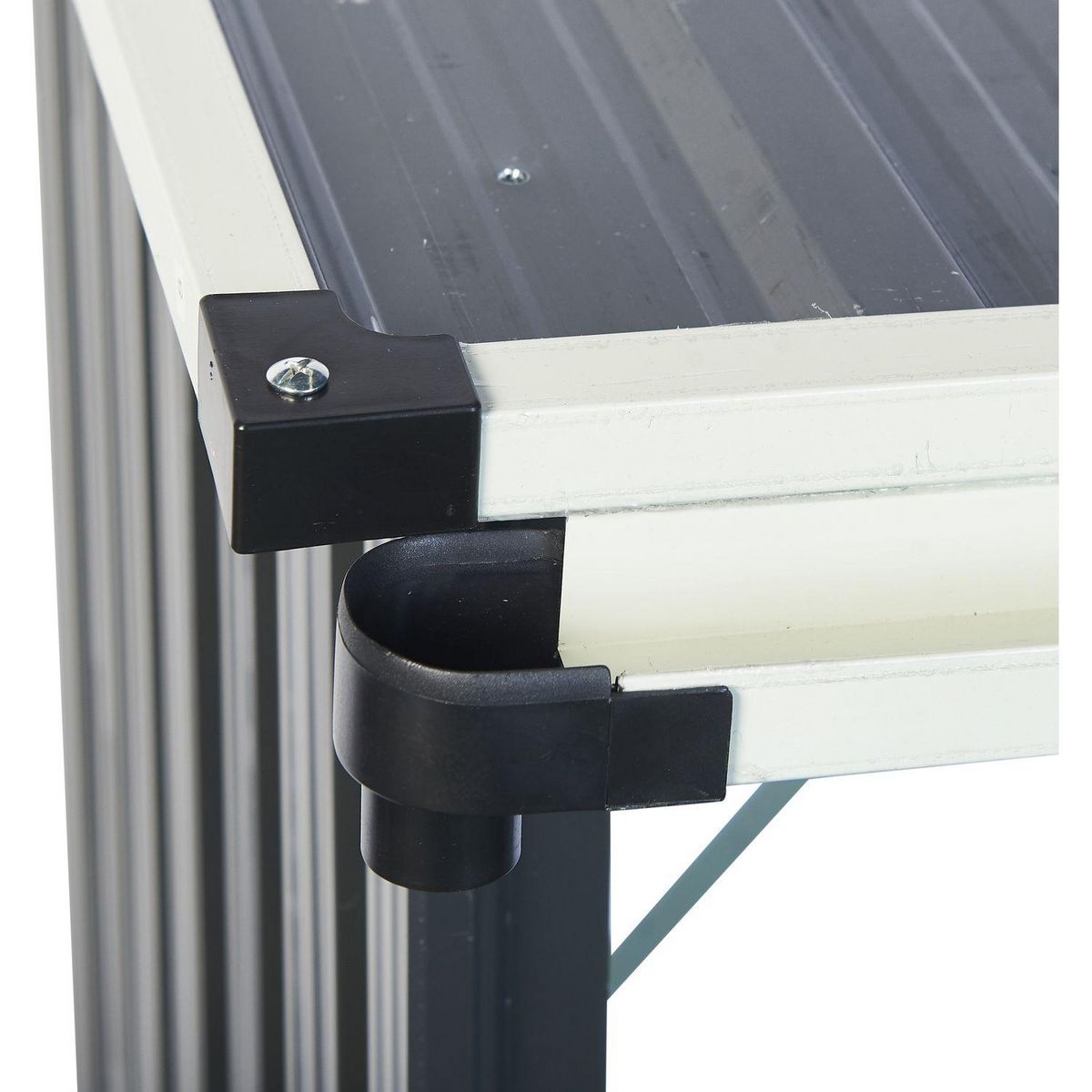 GARDENSTAR Bûcher - 163x83x154cm - Acier galvanisé