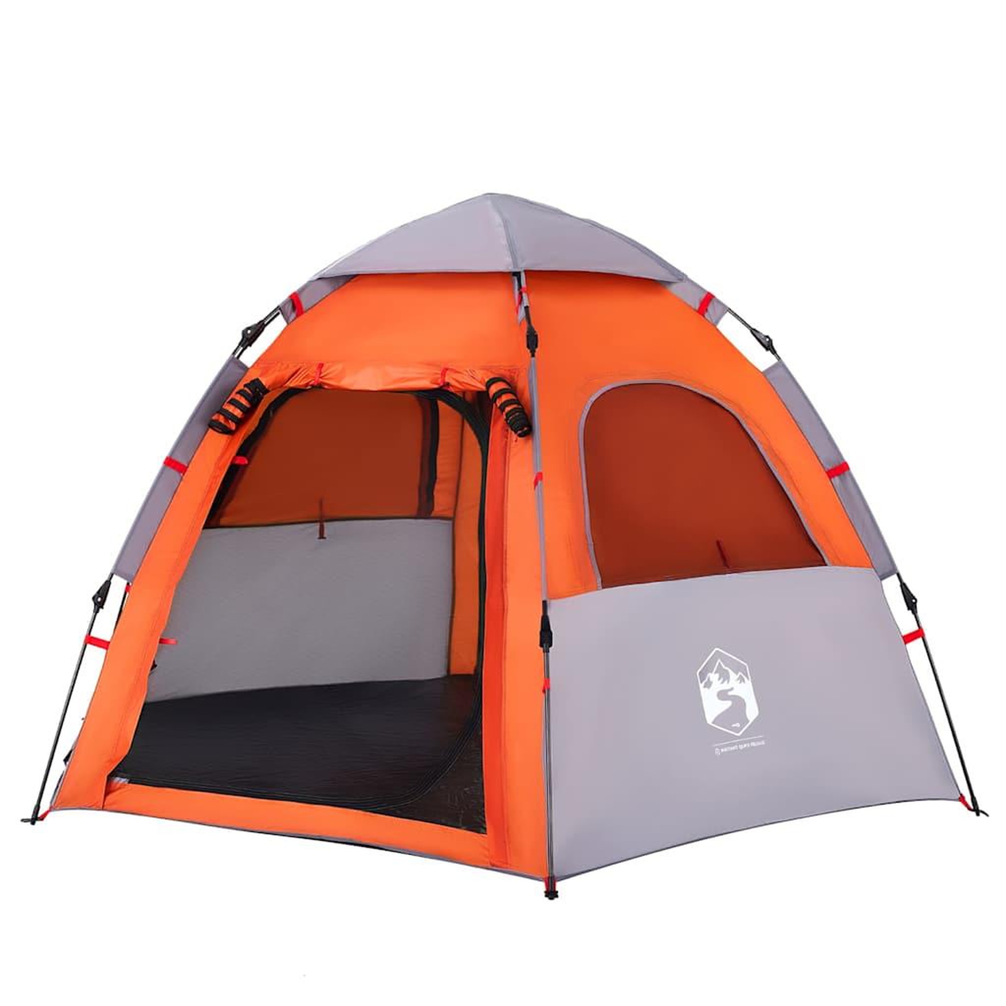 Voir la diapositive 4 : VIDAXL Tente de camping cabine 4 personnes liberation rapide