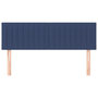 Voir la diapositive 3 : VIDAXL Tetes de lit 2 pcs Bleu 72x5x78/88 cm Tissu
