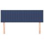 Voir la diapositive 3 : VIDAXL Tetes de lit 2 pcs Bleu 72x5x78/88 cm Tissu
