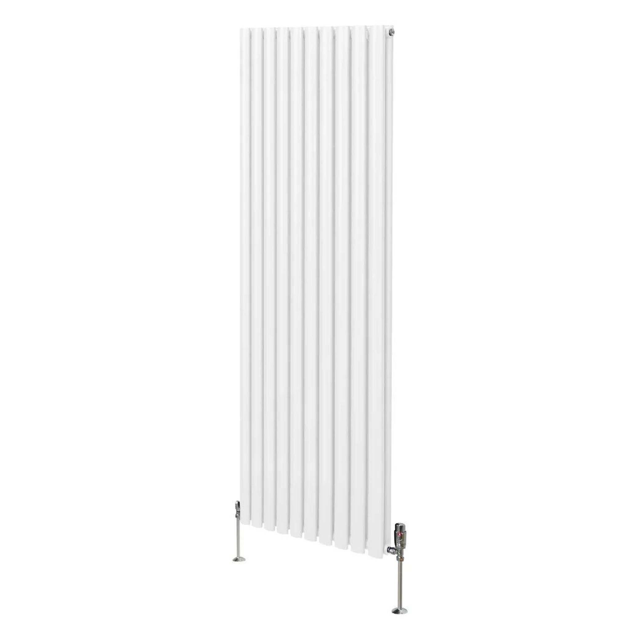 Voir la diapositive 1 : MONSTERSHOP Radiateur à colonnes ovales & robinet, 2 panneaux - 1800 x 600 mm
