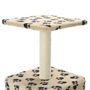 Voir la diapositive 5 : VIDAXL Arbre a chat avec griffoirs en sisal 55 cm Beige Motif de pattes