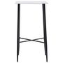 Voir la diapositive 3 : VIDAXL Ensemble de bar 5 pcs Tissu Noir