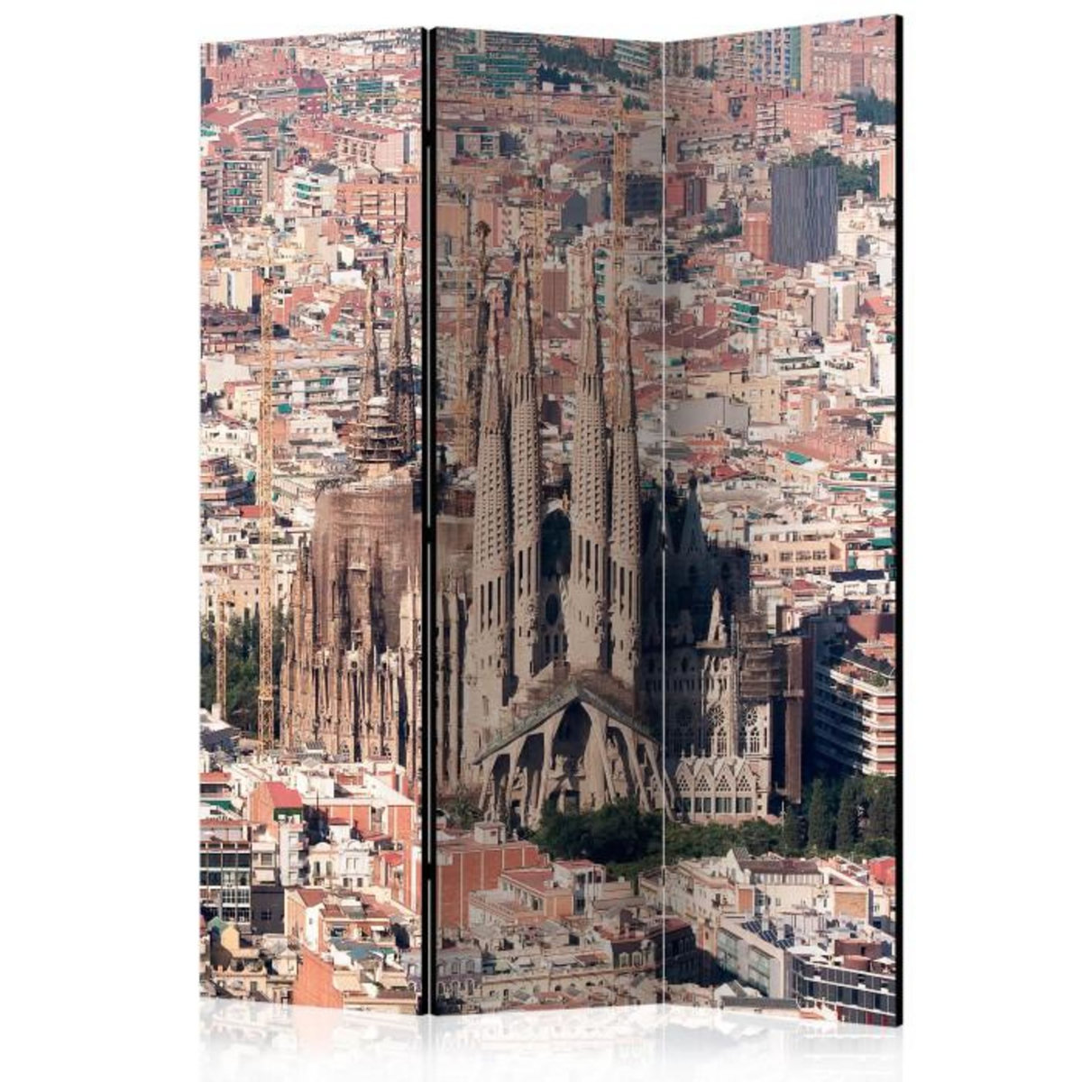Paris Prix Paravent 3 Volets  Heart of Barcelona  135x172cm