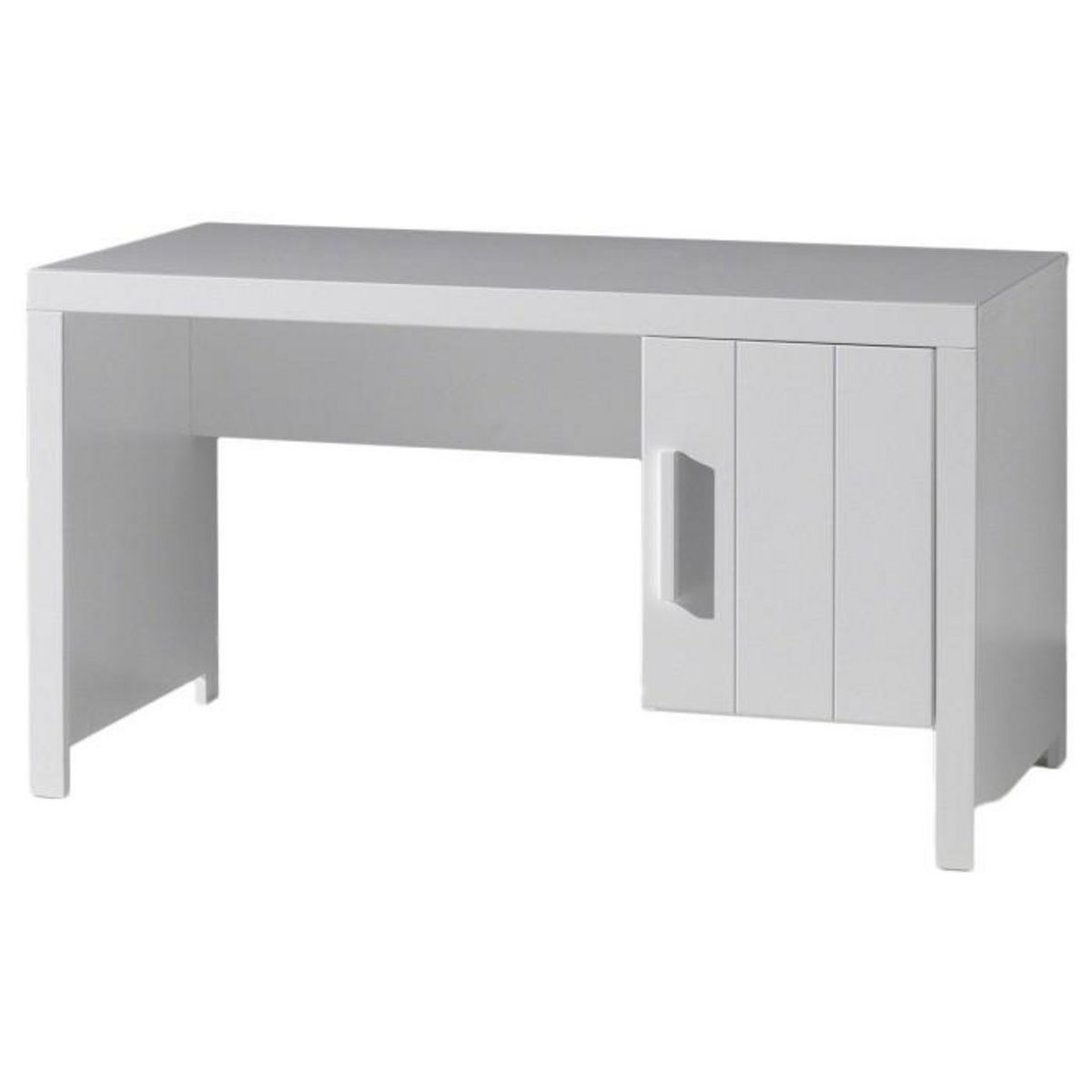 Paris Prix Pack - Lit Enfant, Chevet, Armoire & Bureau  Erik I  Blanc