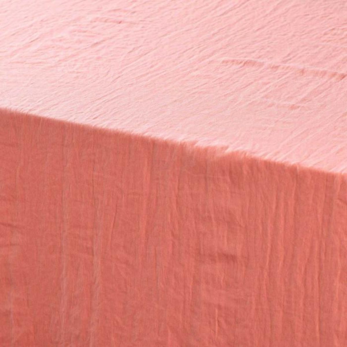 Paris Prix Nappe Microfibre  Suzy  140x240cm Corail