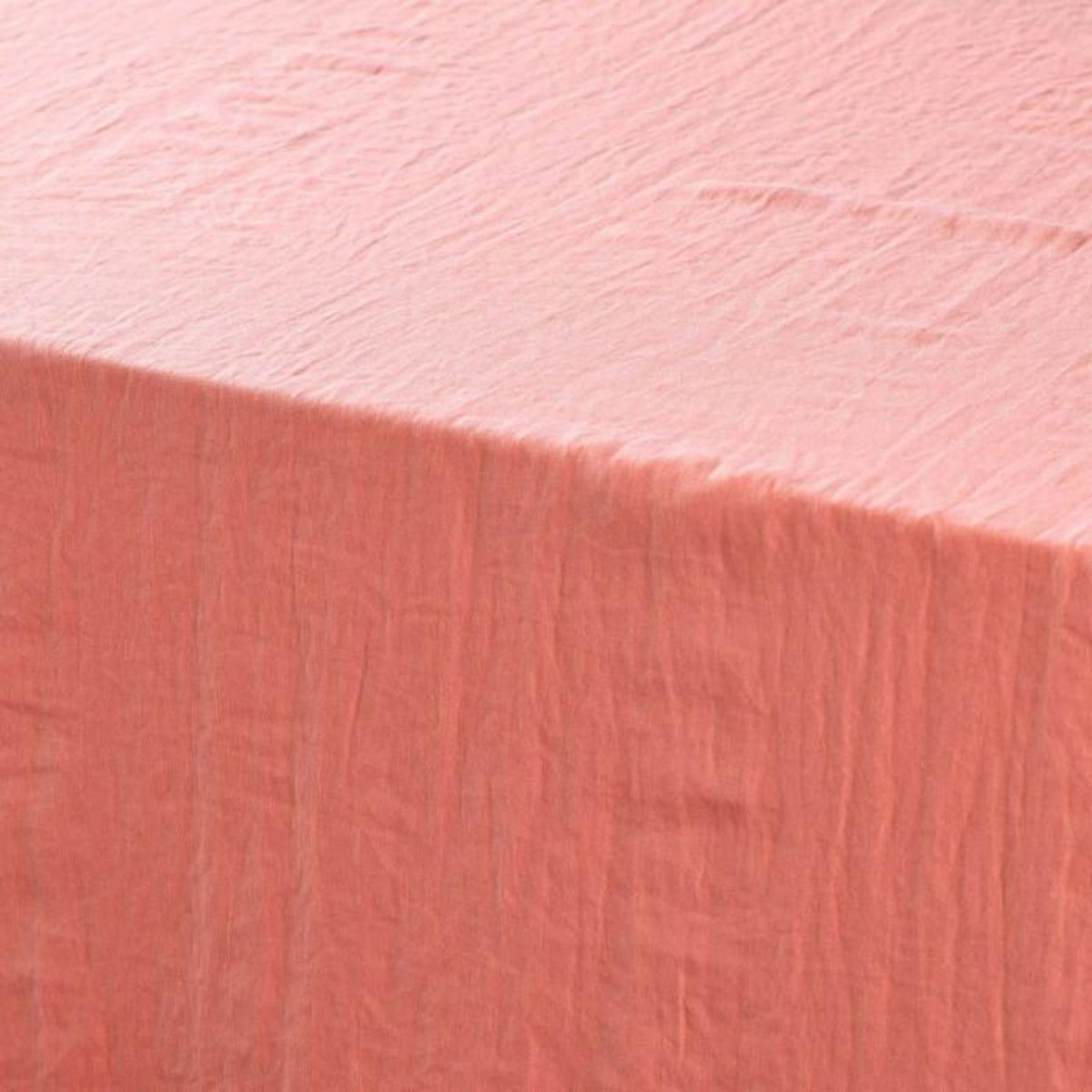 Paris Prix Nappe Microfibre  Suzy  140x240cm Corail