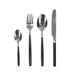 Saveur et dégustation Ménagère inox Table Chic - 16 Pièces. Coloris disponibles : Jaune