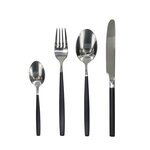 Saveur et dégustation Ménagère inox Table Chic - 16 Pièces. Coloris disponibles : Jaune