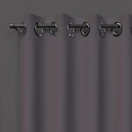 SOLEIL D'OCRE Rideau à oeillets OCCULTANT, par Soleil d'ocre. Coloris disponibles : Vert, Noir, Bleu, Gris, Jaune, Blanc, Rouge, Marron