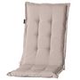 Voir la diapositive 2 : MADISON Madison Coussin de chaise a dossier haut Panama 123x50 cm Beige clair