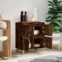 Voir la diapositive 3 : VIDAXL Buffet Chene fume 60x35x70 cm Bois d'ingenierie