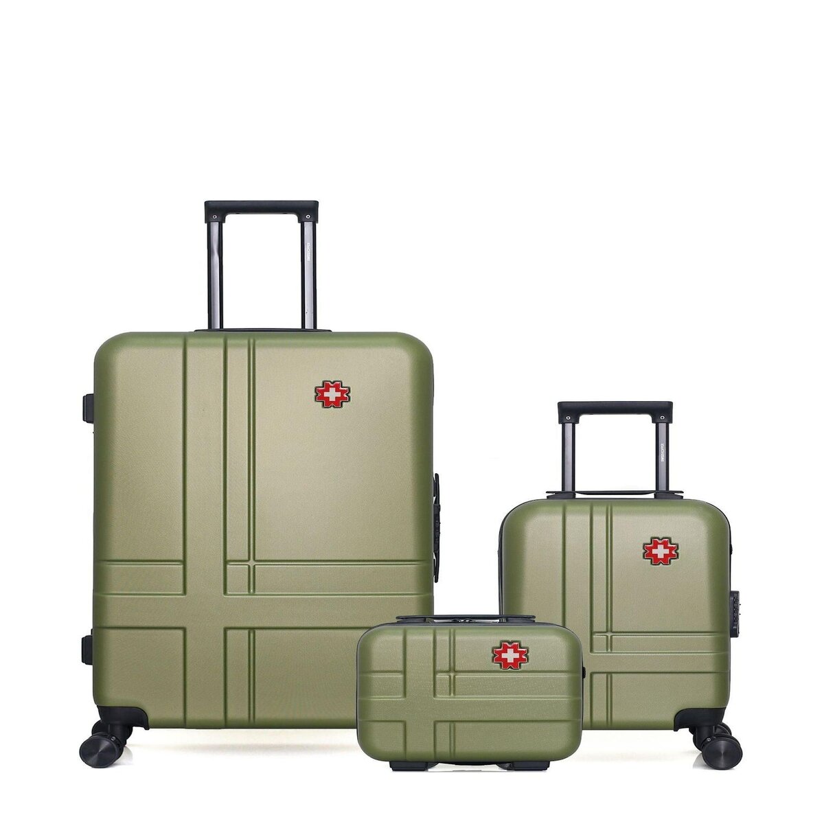 SWISS KOPPER SWISS KOPPER - LOT DE 3 - Valises grand format, cabine XXS et vanity USTER