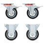 Voir la diapositive 1 : VIDAXL Roulettes 4 pcs 75 mm