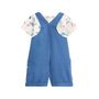 Voir la diapositive 2 : Petit Béguin Ensemble salopette bébé en lin et t-shirt Mexico