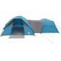 Voir la diapositive 5 : VIDAXL Tente de camping 5 personnes bleu impermeable