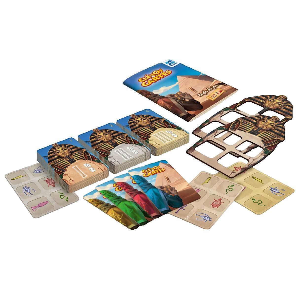 Megableu Jeu de société Megableu Cle'o'cartes multi-couleur