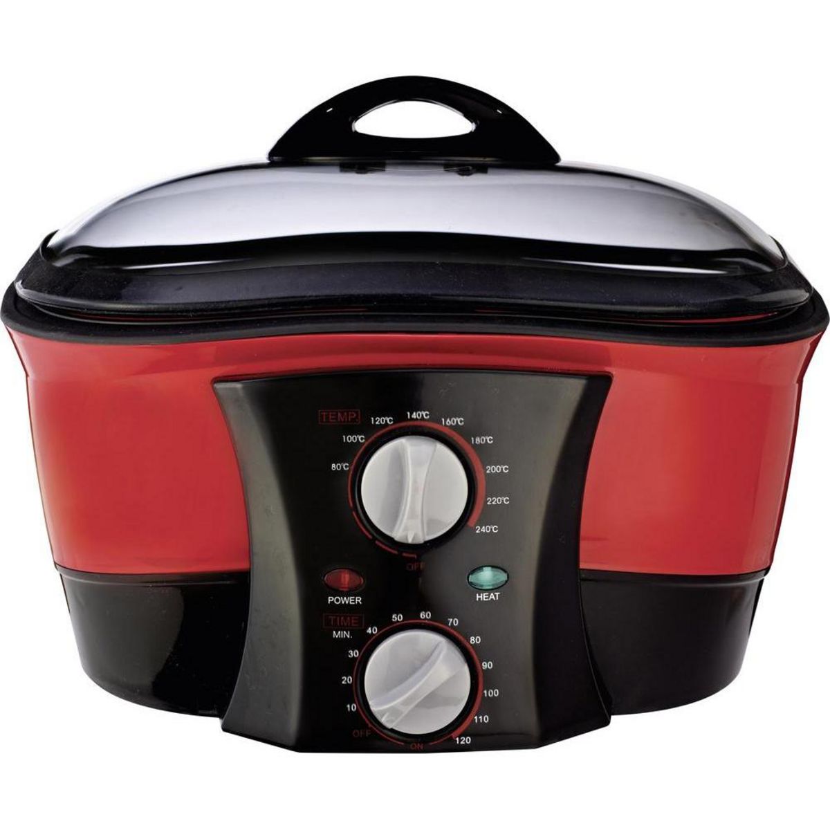 PASSAT Cuisson d'appoint Speed Cooker - Noir/Rouge