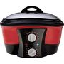 Voir la diapositive 1 : PASSAT Cuisson d'appoint Speed Cooker - Noir/Rouge