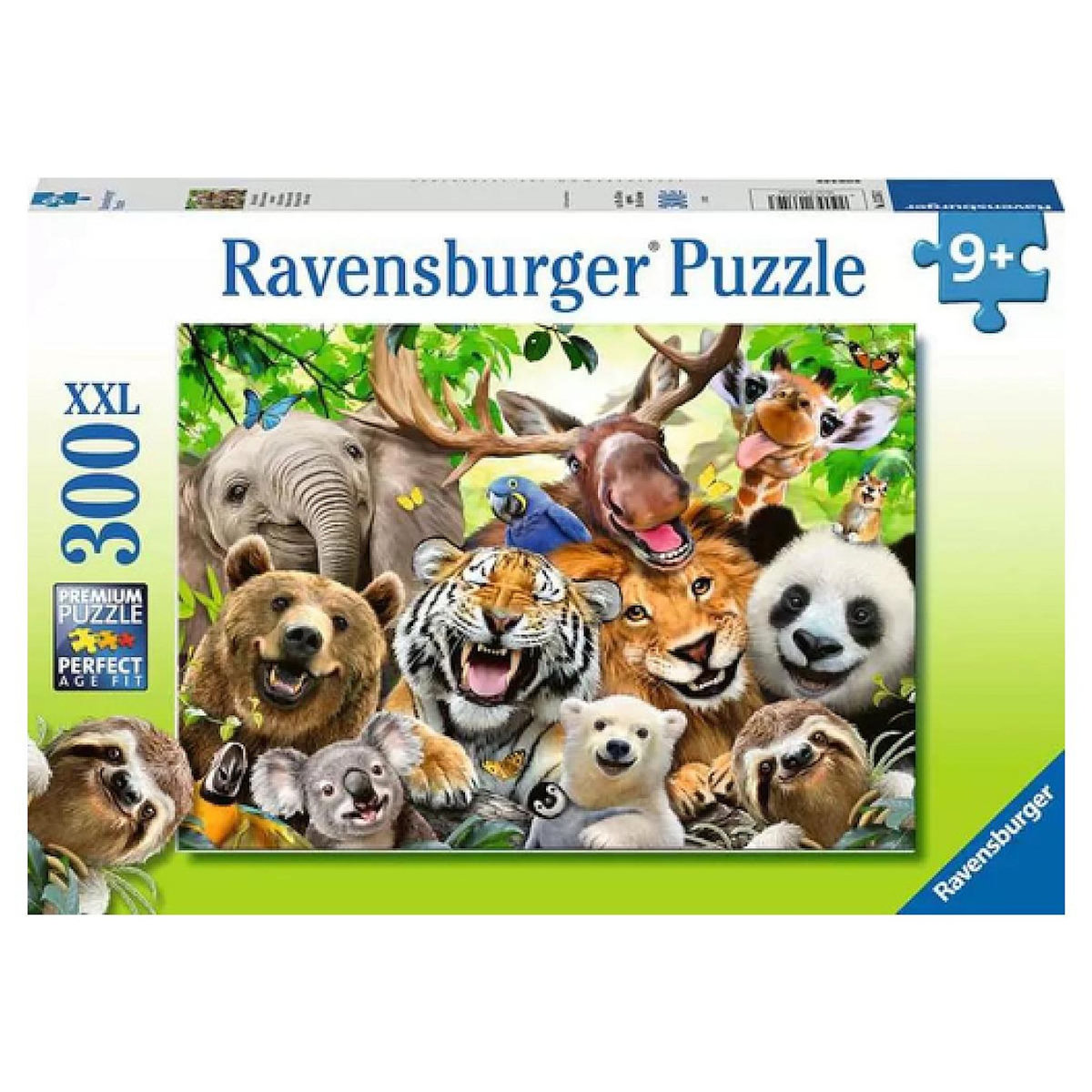 RAVENSBURGER puzzle 300 pièces - selfie des animaux sauvages
