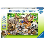 RAVENSBURGER puzzle 300 pièces - selfie des animaux sauvages