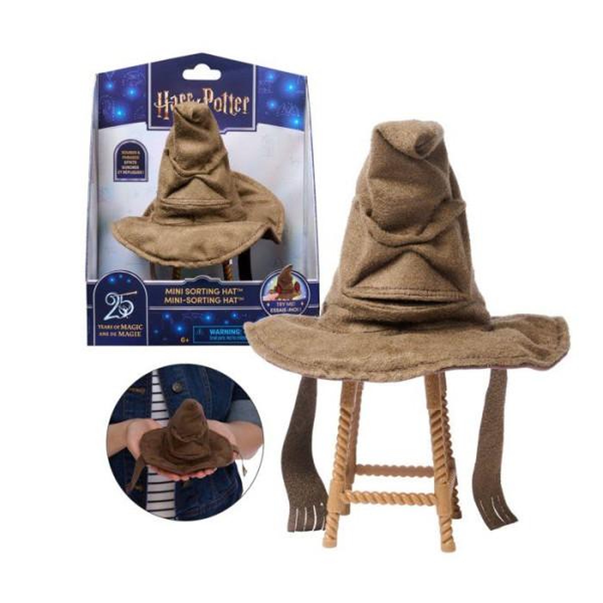 SPIN MASTER Mini Choixpeau Magique Interactif Wizarding World - Sons et Phrases - SPIN MASTER - A partir de 6 ans