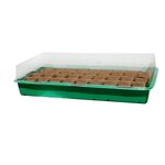 Nortene Mini serre  Growing Kit  avec plaque biodégradable - 6 x 6 cm