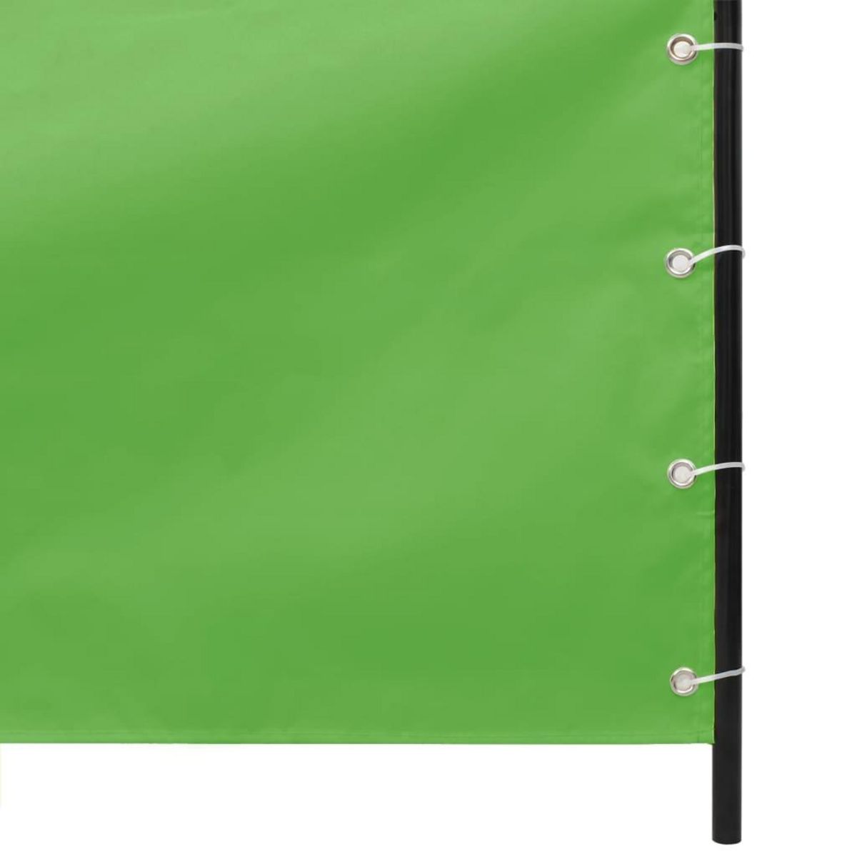 VIDAXL Ecran de balcon Vert clair 80x240 cm Tissu Oxford