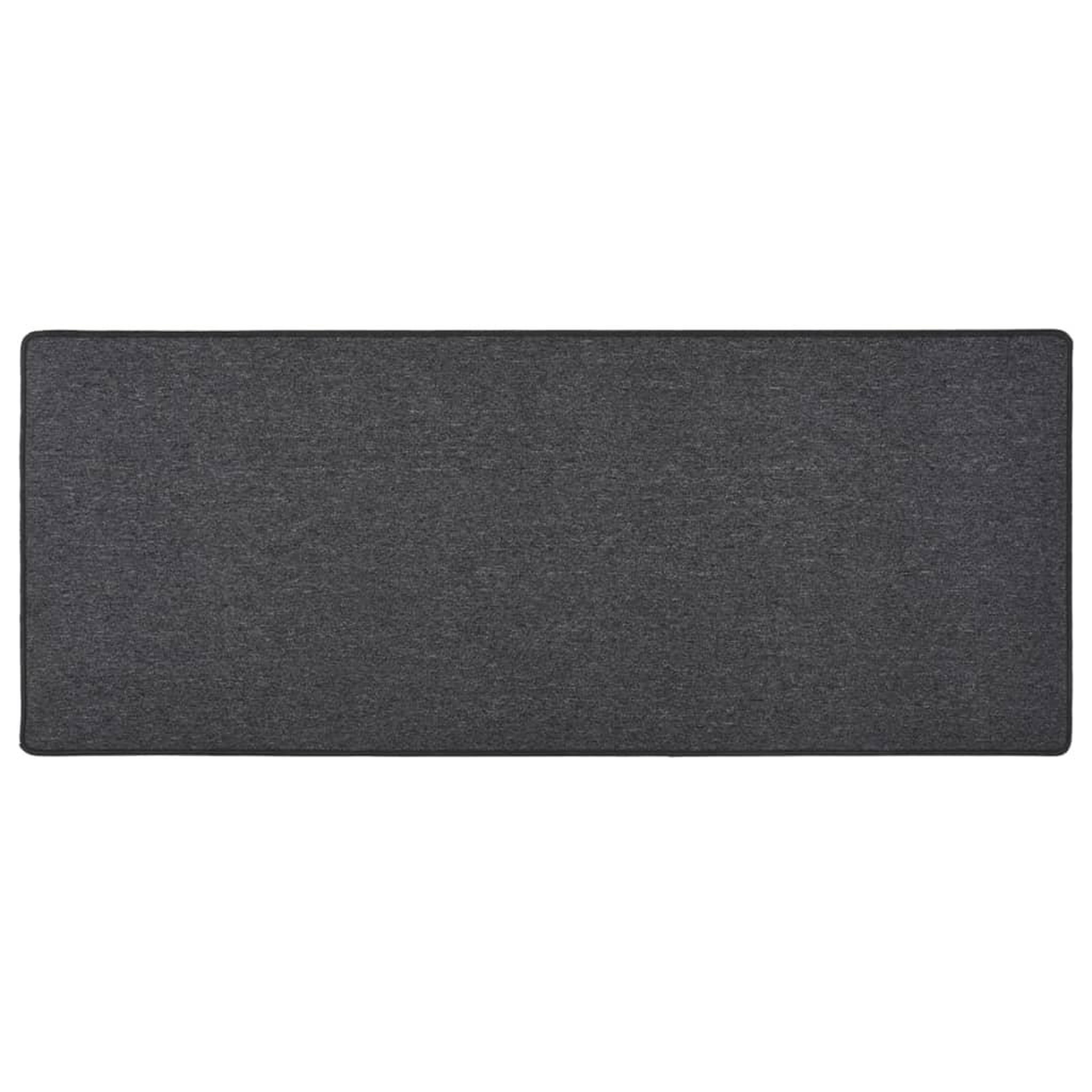 VIDAXL Tapis de couloir Anthracite 80x200 cm
