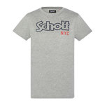 Schott T-shirt  Homme Schott Vintage. Coloris disponibles : Gris