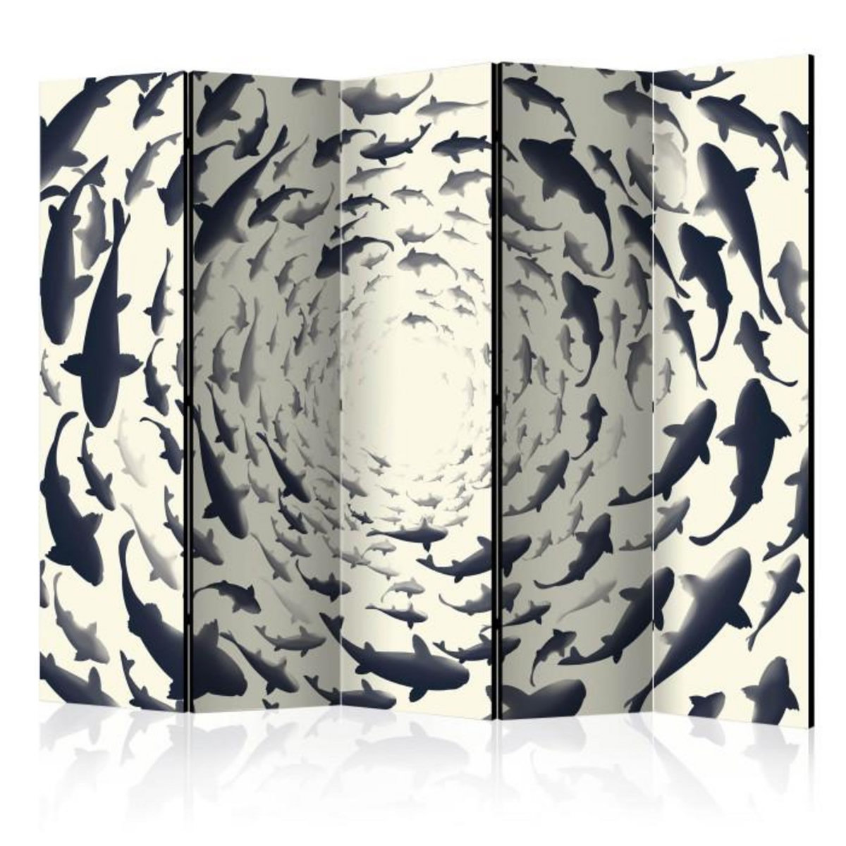 Paris Prix Paravent 5 Volets  Fish Swirl  172x225cm