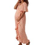 VERO MODA MATERNITY Robe /Blanche Femme Vero Moda Maternity Henna. Coloris disponibles : Orange