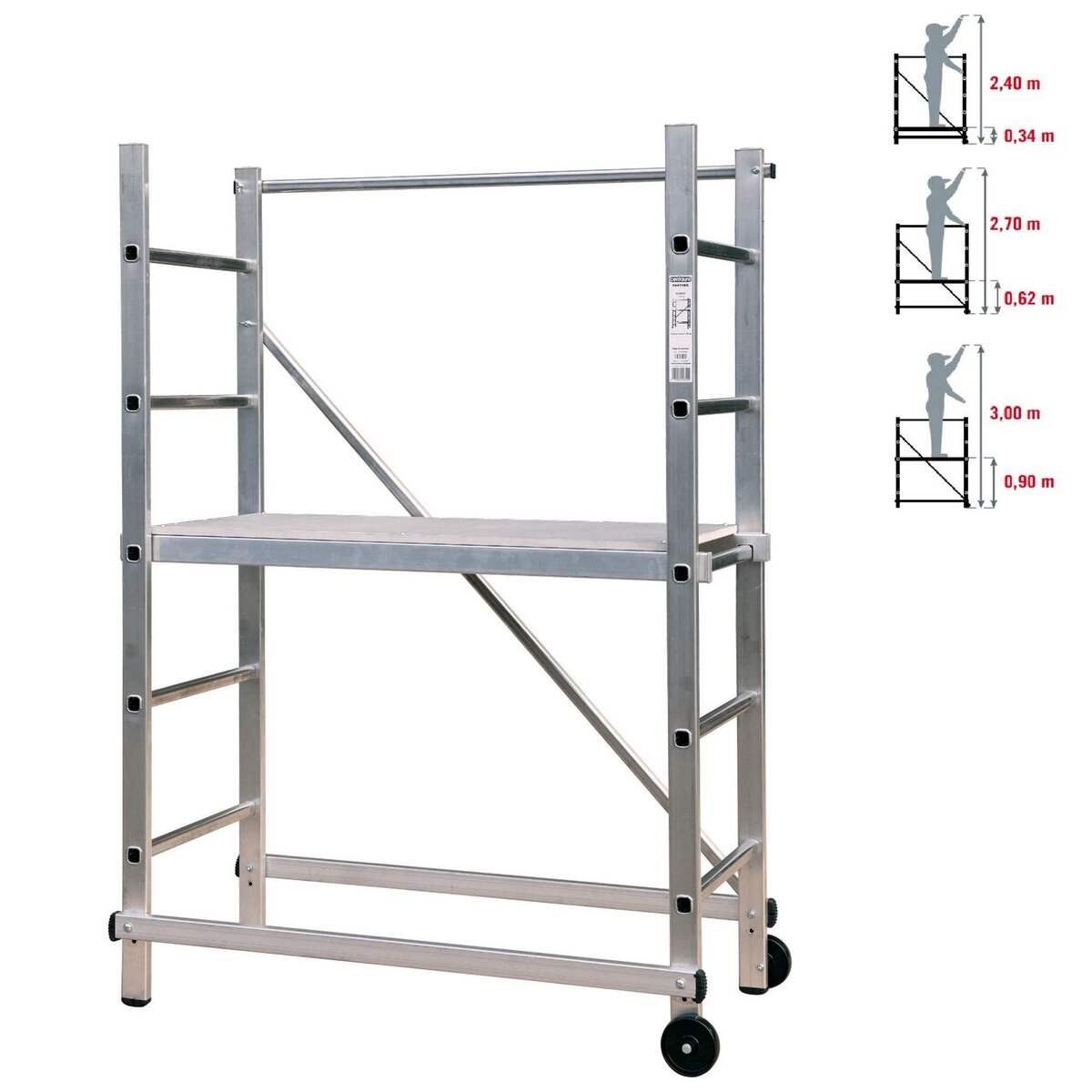 CENTAURE Echafaudage Partner - 3m