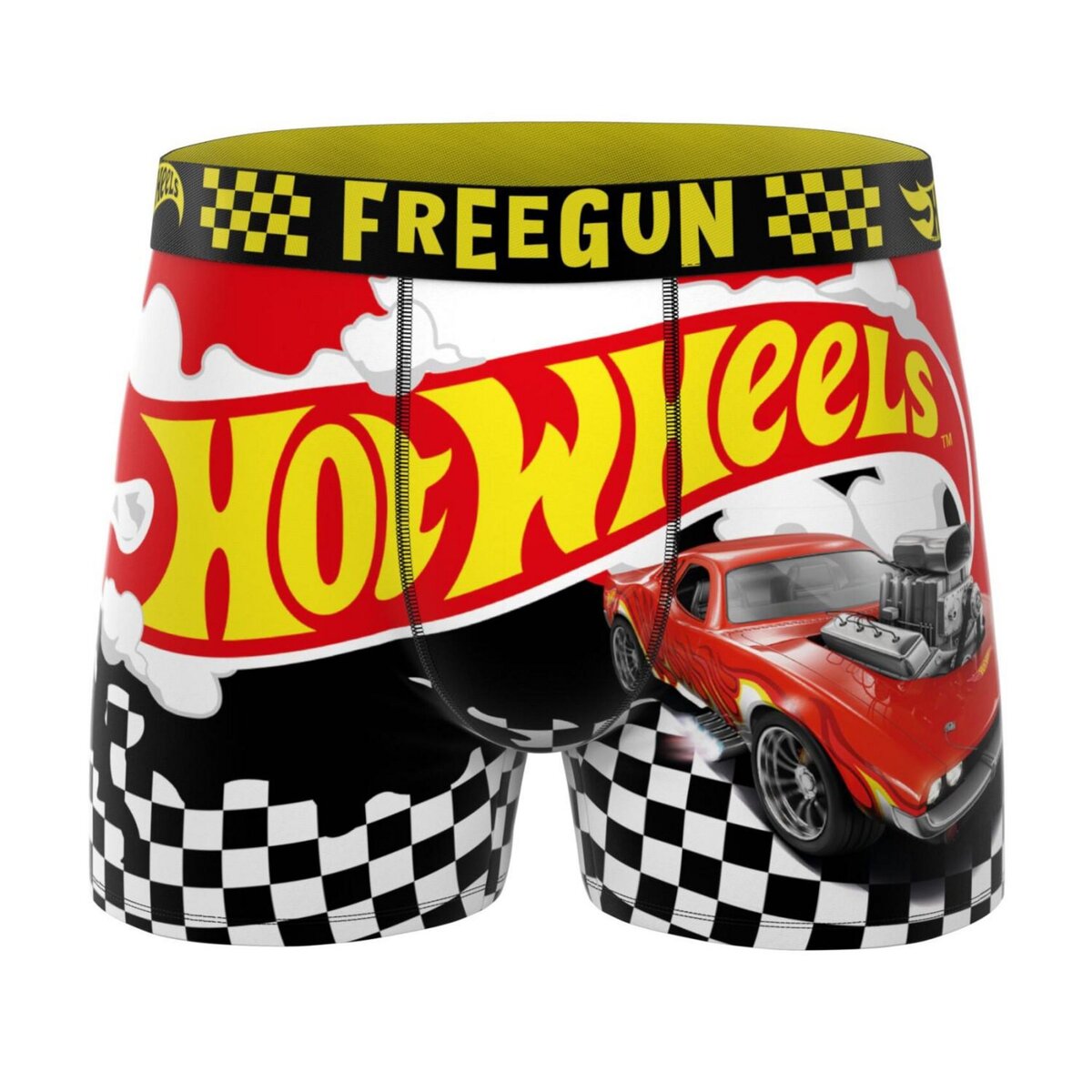 FREEGUN Lot de 3 boxers enfant Hot Wheels