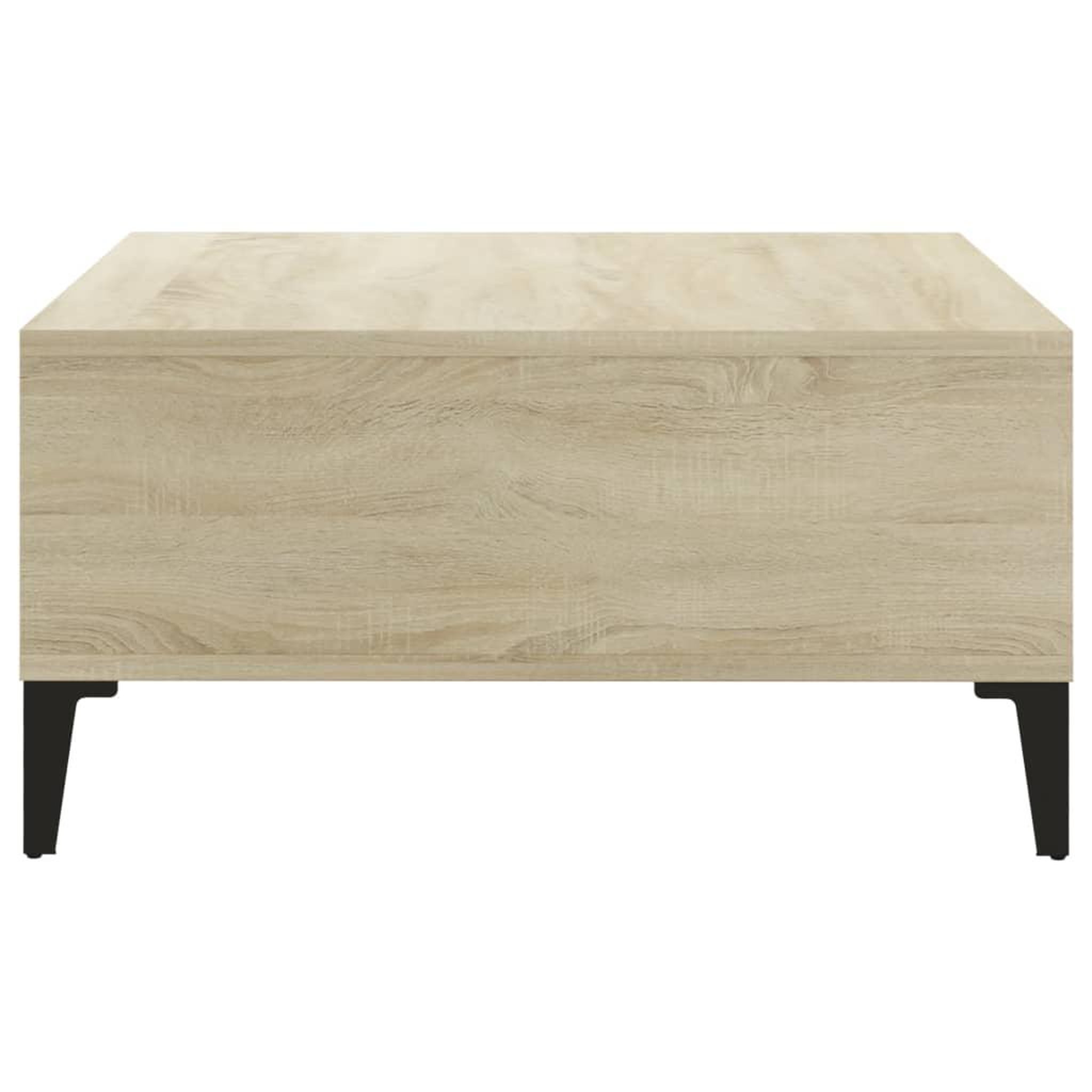 Voir la diapositive 4 : VIDAXL Table basse chene sonoma 60x60x30 cm bois d'ingenierie