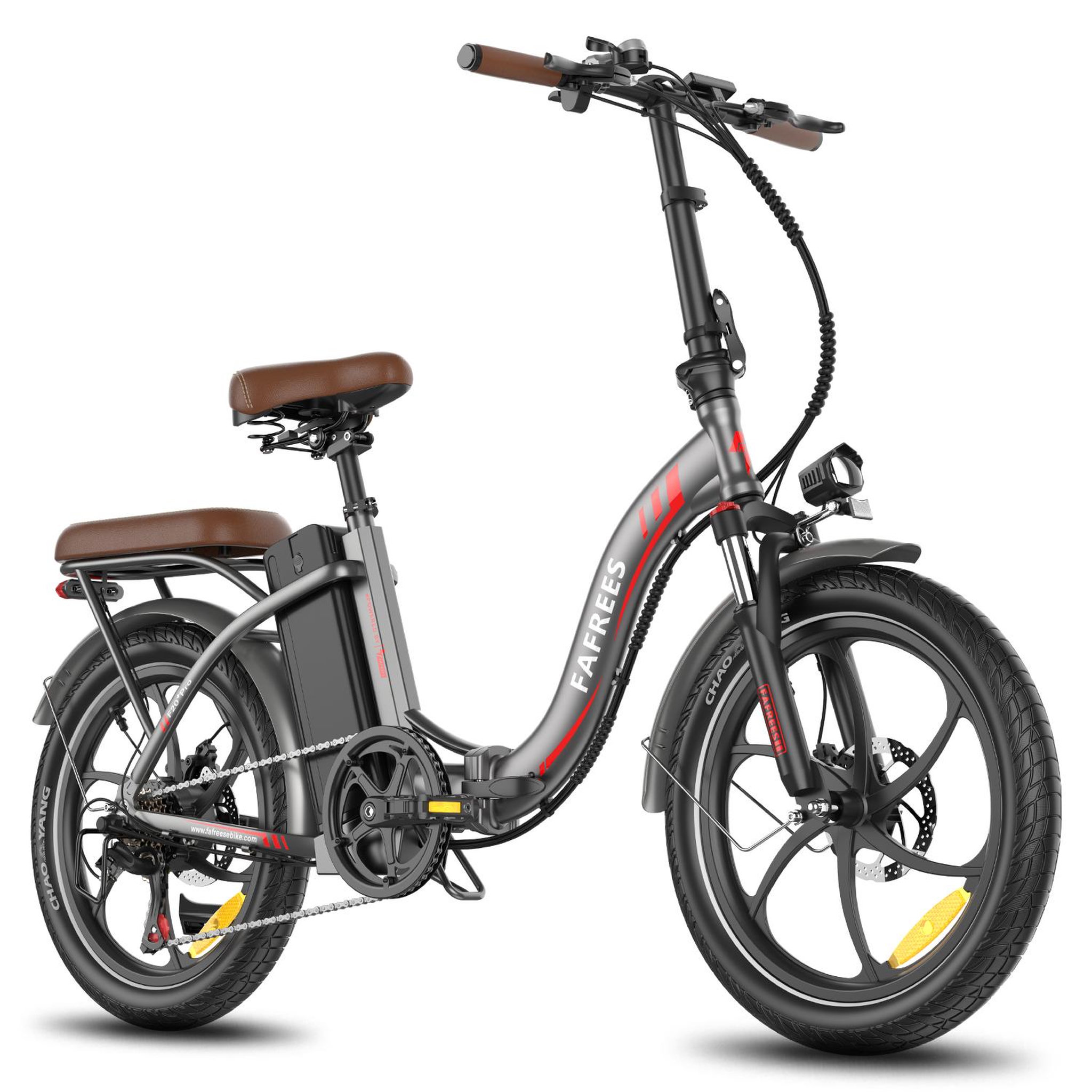 Voir la diapositive 4 : FAFREES Vélo électrique pliable de ville fafrees f20+ pro