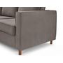 Voir la diapositive 6 : LISA DESIGN Jake - canapé déhoussable d'angle gauche 5 places en tissu