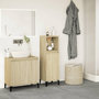 Voir la diapositive 3 : VIDAXL Armoire salle de bain chene sonoma 30x30x100 cm